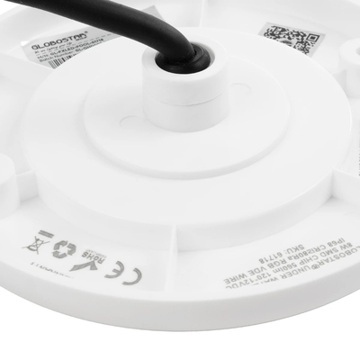 GLOBOSTAR® POOLARTY 61718 Υποβρύχιο Φωτιστικό για Σιντριβάνια/Πισίνες LED 8W 560lm 120° DC 12V Αδιάβροχο IP68 RGB Dimmable - Bridgelux SMD Chip - 1m VDE Rubber Καλώδιο - Μ13 x Π13 x Υ2cm - 3 Χρόνια Εγγύηση