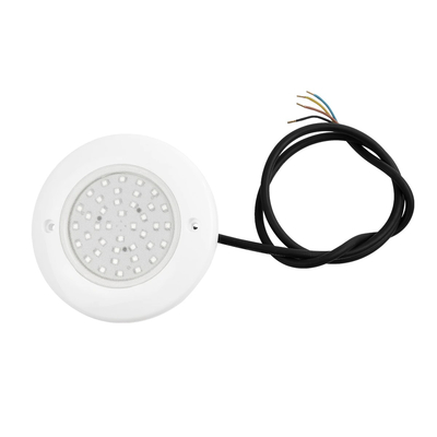 GLOBOSTAR® POOLARTY 61718 Υποβρύχιο Φωτιστικό για Σιντριβάνια/Πισίνες LED 8W 560lm 120° DC 12V Αδιάβροχο IP68 RGB Dimmable - Bridgelux SMD Chip - 1m VDE Rubber Καλώδιο - Μ13 x Π13 x Υ2cm - 3 Χρόνια Εγγύηση