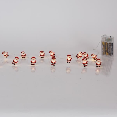 ΣΕΙΡΑ, 20 MINI LED, AΓΙΟΣ ΒΑΣΙΛΗΣ, ΜΠΑΤΑΡΙΑΣ 3xAA, ΧΡΟΝΟΔΙΑΚΟΠΤΗ, ΑΣΗΜΙ ΧΑΛΚΙΝΟ ΚΑΛΩΔΙΟ, ΘΕΡΜΟ ΛΕΥΚΟ LED, ΑΝΑ 10cm, ΠΡΟΕΚΤΑΣΗ ΠΑΡΟΧΗΣ 30cm, IP20