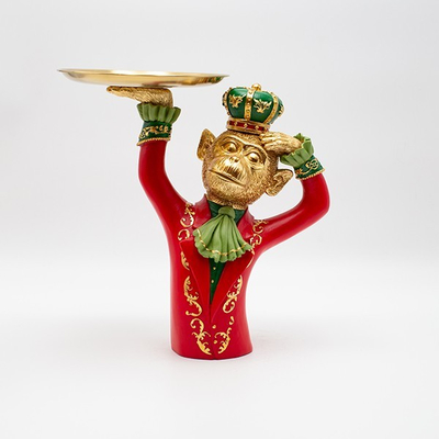 ΜΑΙΜΟΥΔΙΤΣΑ ΜΕ ΠΙΑΤΕΛΑ, ΚΟΚΚΙΝΟ, ΠΟΛΥΡΕΖΙΝ, 27.5x27.2cm