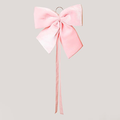 ΦΙΟΓΚΟΣ, ΒΕΛΟΥΔΙΝΟΣ ΡΟΖ, ΜΕ ΚΟΡΔΕΛΑ, 44cm