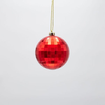 ΠΛΑΣΤΙΚΗ ΜΠΑΛΑ, ΝΤΙΣΚΟ, ΚΟΚΚΙΝΗ, ΣΕΤ 6ΤΜΧ, 10cm