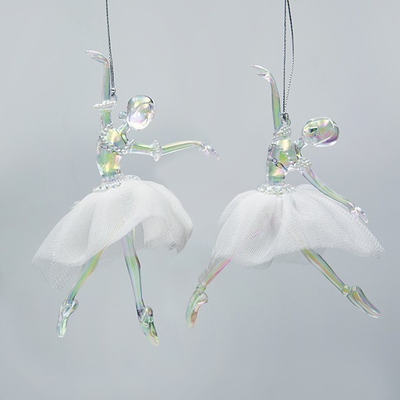 ΝΕΡΑΙΔΑ ΑΚΡΥΛΙΚΗ ΛΕΥΚΗ, 2 ΣΧΕΔΙΑ, 11x2x15cm