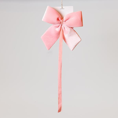 ΦΙΟΓΚΟΣ, ΒΕΛΟΥΔΙΝΟΣ ΡΟΖ, ΜΕ ΚΟΡΔΕΛΑ, 28cm