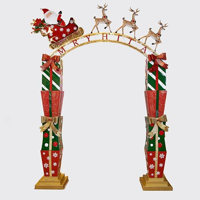 ΜΕΤΑΛΛΙΚΗ ΚΑΜΑΡΑ ΜΕ ΔΩΡΑ ΚΑΙ ΕΛΚΥΘΡΟ, 221x43x303cm