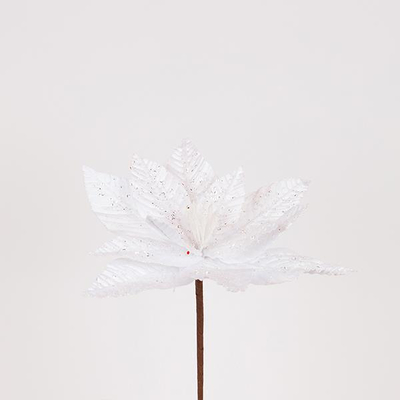 ΛΟΥΛΟΥΔΙ ΛΕΥΚΟ, ΜΕ ΛΕΥΚΕΣ ΧΑΝΤΡΕΣ, 27x15cm