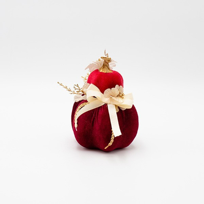 ΒΕΛΟΥΔΙΝΗ ΚΟΛΟΚΥΘΑ, ΔΙΠΛΗ, ΚΟΚΚΙΝΗ ΜΠΟΡΝΤΟ, 9x13cm