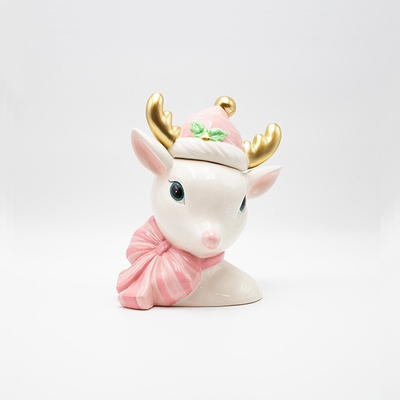 ΜΠΙΣΚΟΤΙΕΡΑ ΕΛΑΦΑΚΙ, ΜΕ ΧΡΥΣΑ ΚΕΡΑΤΑ, ΔΙΑΚΟΣΜΗΤΙΚΗ, 23x28cm