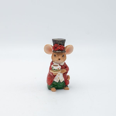 ΔΙΑΚΟΣΜΗΤΙΚΟ ΠΟΛΥΡΕΖΙΝ, ΠΟΝΤΙΚΑΚΙ VINTAGE ΜΕ ΦΛΥΤΖΑΝΑΚΙ, 6.5x10cm