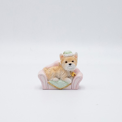 ΣΤΟΛΙΔΙ ΠΟΛΥΡΕΖΙΝ, ΣΚΥΛΑΚΙ ΣΕ ΚΑΝΑΠΕ, ΠΑΛ ΧΡΩΜΑ, 7x5.5cm