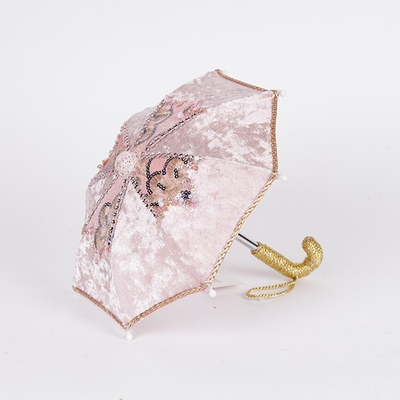 ΟΜΠΡΕΛΑ ΓΚΕΙΣΑΣ, ΡΟΖ ΒΕΛΟΥΔΟ, 16x20cm