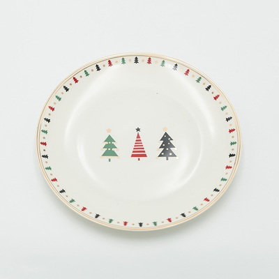 ΠΙΑΤΟ ΜΕ ΧΡΩΜΑΤΙΣΤΑ ΔΕΝΤΡΑΚΙΑ, ΣΕΤ 2ΤΜΧ, 20cm