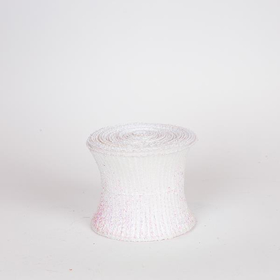 ΚΟΡΔΕΛΑ ΣΠΙΡΑΛ, ΛΕΥΚΗ, ΠΛΟΥΜΙΣΤΗ, 500x12cm