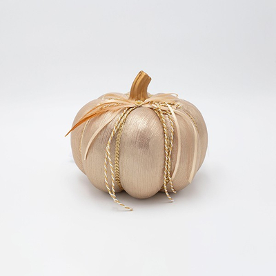 ΚΟΛΟΚΥΘΑ, ΜΕΤΑΛΙΖΕ ΣΚΟΥΡΟ ΣΑΜΠΑΝΙ, ΜΕ ΦΤΕΡΟ, 12x15cm