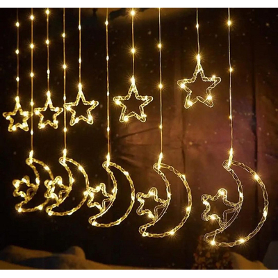 Χριστουγεννιάτικα φώτα LED - Κουρτίνα - 3m/10 - 272302 - Warm White