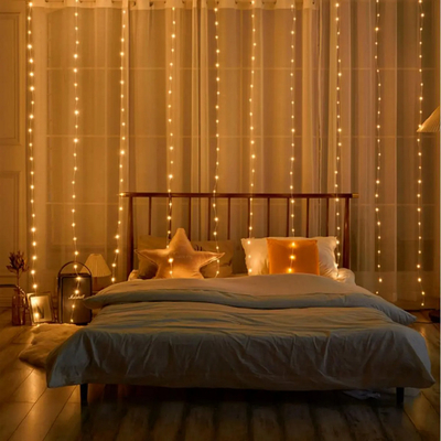 Χριστουγεννιάτικα φώτα LED - Κουρτίνα - 10/240LED - 272333 - Warm White