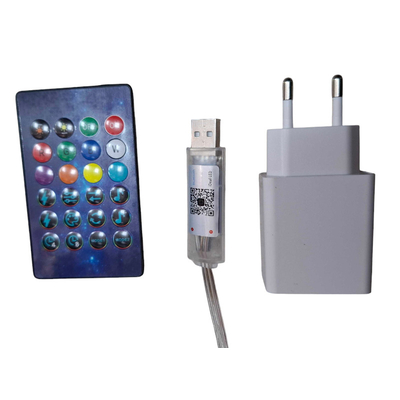 Χριστουγεννιάτικα φώτα LED με προγράμματα - Κουρτίνα - 3m*3m - RGB - 272339 - Stars