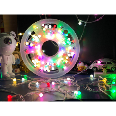 Χριστουγεννιάτικα φωτάκια LED αδιάβροχα - 50m - RGB - 272361