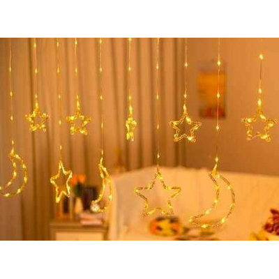 Χριστουγεννιάτικα φώτα LED - Κουρτίνα - 3m/10 - 272305 - Warm White