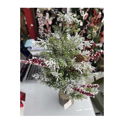 Χριστουγεννιάτικο επιτραπέζιο διακοσμητικό δεντράκι - YY24XS-XRC-049 - 40cm - 715125