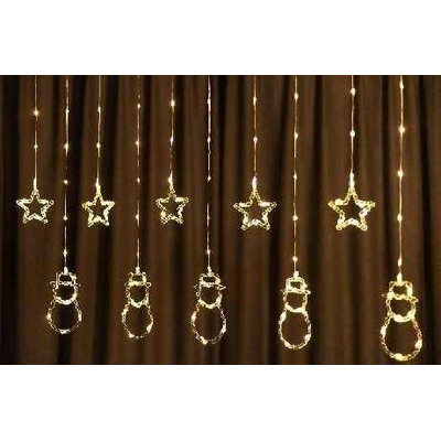 Χριστουγεννιάτικα φώτα LED - Κουρτίνα - 3m/10 - 272303 - Warm White