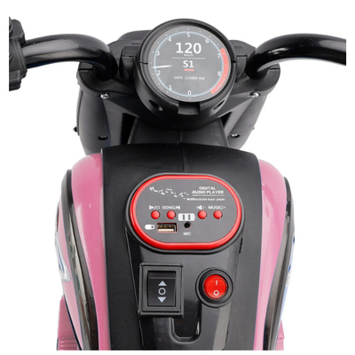 Παιδικό ηλεκτροκίνητο τρίκυκλο scooter - BJQ-818 - 701113 - Red