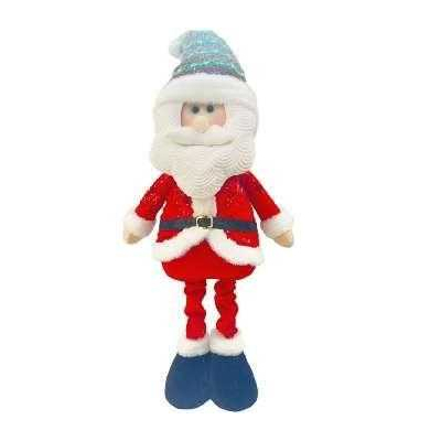 Χριστουγεννιάτικη λούτρινη κούκλα Άγιος Βασίλης - Πτυσσόμενη - MY93102A - 501425