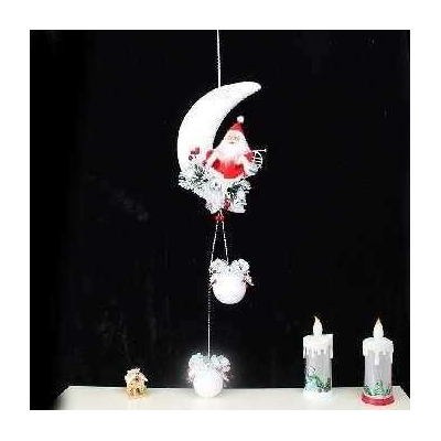 Χριστουγεννιάτικο διακοσμητικό 3D κρεμαστό - 24h-108 - 110*22cm - 241082