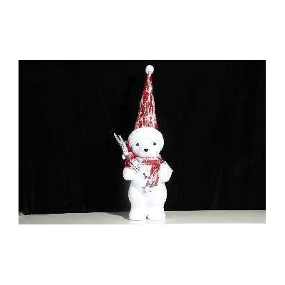 Χριστουγεννιάτικο διακοσμητικό Αρκουδάκι - 24C-12 - 57*16cm - 024128