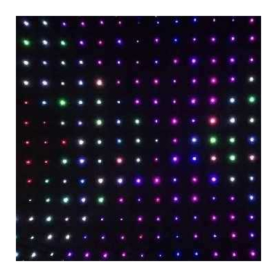 Χριστουγεννιάτικα φώτα LED με προγράμματα - Κουρτίνα - 2m*2m - RGB - 272338 - Stars