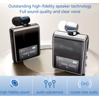 Ασύρματο ακουστικό Bluetooth - K89 - 230625 - Silver