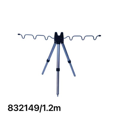 Βάση στήριξης καλαμιών 6 θέσεων - Μεταλλική - 1.2m - 832149