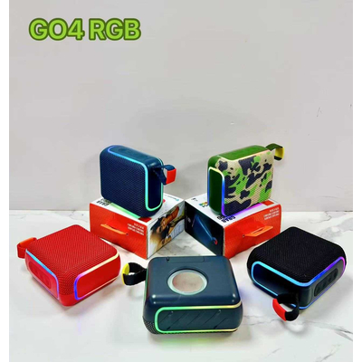 Ασύρματο ηχείο Bluetooth - G04 - LED RGB - 813645 - Red