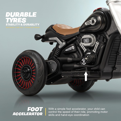 Παιδικό ηλεκτροκίνητο τρίκυκλο scooter - BJQ-818 - 701113 - Yellow