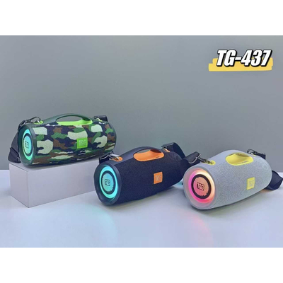 Ασύρματο ηχείο Bluetooth - TG-437 - LED RGB - 813553 - Grey
