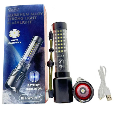 Επαναφορτιζόμενος φακός LED - W519 - 123583