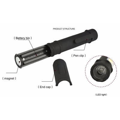 Φακός μπαταρίας LED Mini - Ράβδος - 909A - 219095 - Red