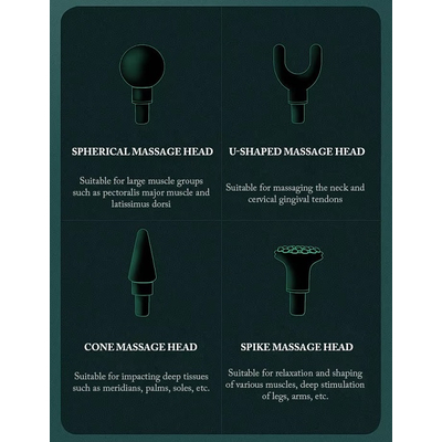 Συσκευή μασάζ με ψηφιακή οθόνη - Fascial Gun - KH-515 - 812808