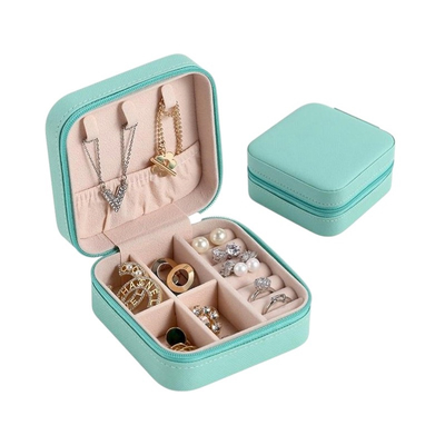 Θήκη οργάνωσης κοσμημάτων mini με φερμουάρ - LD1006 - 922132 - Green
