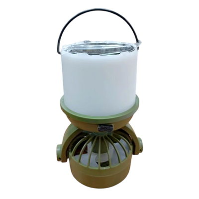 Επαναφορτιζόμενο φαναράκι LED με ανεμιστήρα & ηλιακό πάνελ - 2in1 - CH-F803 - 817568