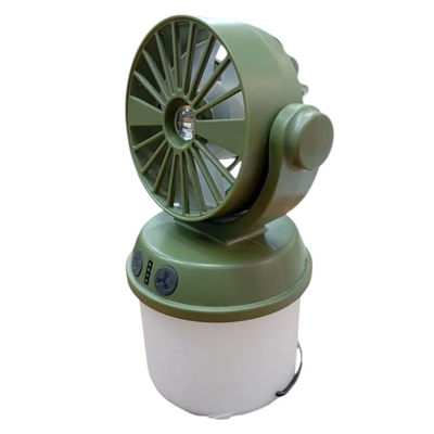 Επαναφορτιζόμενο φαναράκι LED με ανεμιστήρα & ηλιακό πάνελ - 2in1 - CH-F803 - 817568