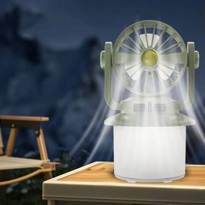 Επαναφορτιζόμενο φαναράκι LED με ανεμιστήρα & ηλιακό πάνελ - 2in1 - CH-F803 - 817568