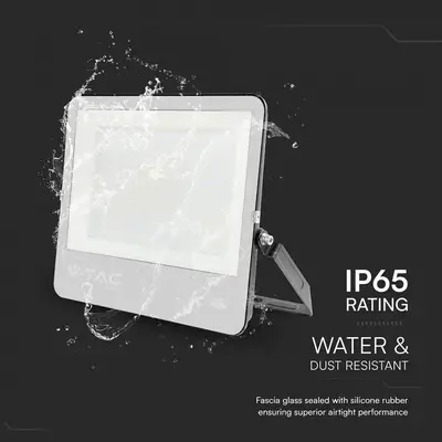 V-TAC - Faro Slim LED SMD Chip CREE 300W 135LM\/W Καλώδιο 1μ Μαύρο 4000K IP65 238256