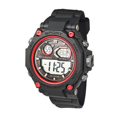 Ψηφιακό ρολόι χειρός - LS9048 - Lasika - 817339 - Black/Red