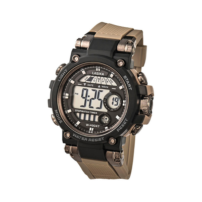 Ψηφιακό ρολόι χειρός - LS9047 - Lasika - 817322 - Beige