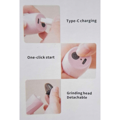 Ηλεκτρική λίμα περιποίησης ποδιών - DY-165 - 813652 - Pink