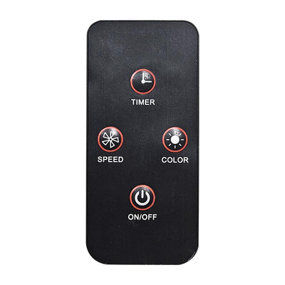 VenCore FanBlade 7668-10001 - Ανεμιστήρας με Ορθοστάτη 70w Μαύρο και Κόκκινο με Τηλεχειριστήριο, Χρονοδιακόπτη και Ρυθμιστή Έντασης