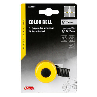 ΚΟΥΔΟΥΝΙ ΠΟΔΗΛΑΤΟΥ COLOR BELL 35mm UNIVERSAL (ΔΙΑΦΟΡΑ ΧΡΩΜΑΤΑ) 1ΤΕΜ.