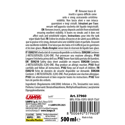 ΥΓΡΟ ΥΑΛΟΚΑΘΑΡΙΣΤΗΡΩΝ SUMMER SCREEN WASH ΜΕ ΑΡΩΜΑ ΦΡΑΟΥΛΑ (ΕΤΟΙΜΟ ΓΙΑ ΧΡΗΣΗ) 500ml