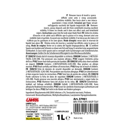 ΥΓΡΟ ΥΑΛΟΚΑΘΑΡΙΣΤΗΡΩΝ SUMMER SCREEN WASH ΜΕ ΑΡΩΜΑ ΦΡΑΟΥΛΑ (ΕΤΟΙΜΟ ΓΙΑ ΧΡΗΣΗ) 1000ml